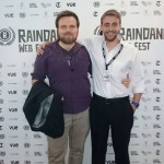 John Andrew Cameron and Alan Wallace at RainDance Web Fest 2014 supporting John Andrew Cameron's Milk Paton: The Motion Picture(s)